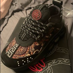 Versace Chain Reaction Sneakers Women’s Size 7.5